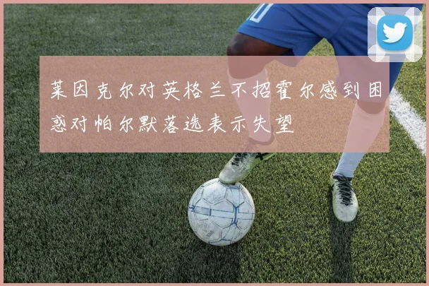 莱因克尔对英格兰不招霍尔感到困惑对帕尔默落选表示失望